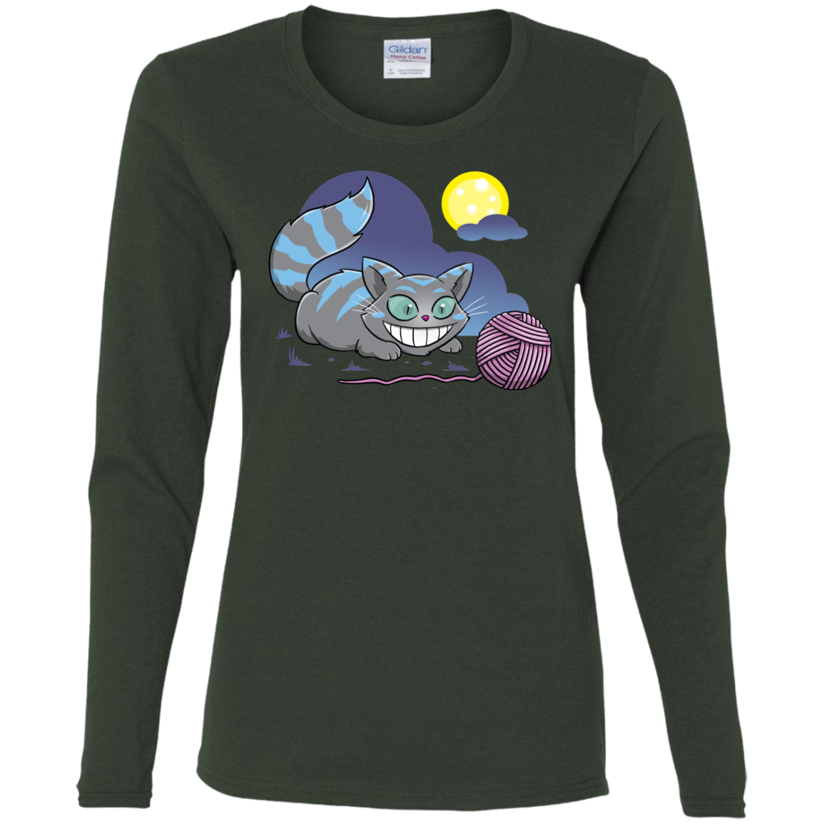 T-Shirts Forest / S Magic Cat Ball Women's Long Sleeve T-Shirt