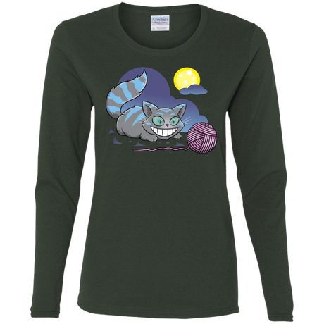 T-Shirts Forest / S Magic Cat Ball Women's Long Sleeve T-Shirt