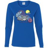 T-Shirts Royal / S Magic Cat Ball Women's Long Sleeve T-Shirt