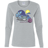 T-Shirts Sport Grey / S Magic Cat Ball Women's Long Sleeve T-Shirt