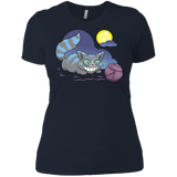 T-Shirts Midnight Navy / X-Small Magic Cat Ball Women's Premium T-Shirt