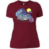 T-Shirts Scarlet / X-Small Magic Cat Ball Women's Premium T-Shirt