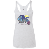 T-Shirts Heather White / X-Small Magic Cat Ball Women's Triblend Racerback Tank