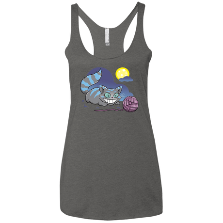 T-Shirts Premium Heather / X-Small Magic Cat Ball Women's Triblend Racerback Tank