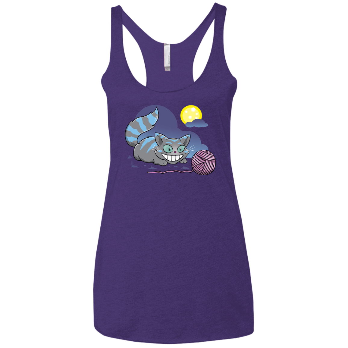 T-Shirts Purple Rush / X-Small Magic Cat Ball Women's Triblend Racerback Tank