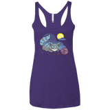 T-Shirts Purple Rush / X-Small Magic Cat Ball Women's Triblend Racerback Tank