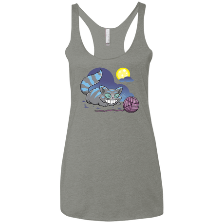 T-Shirts Venetian Grey / X-Small Magic Cat Ball Women's Triblend Racerback Tank