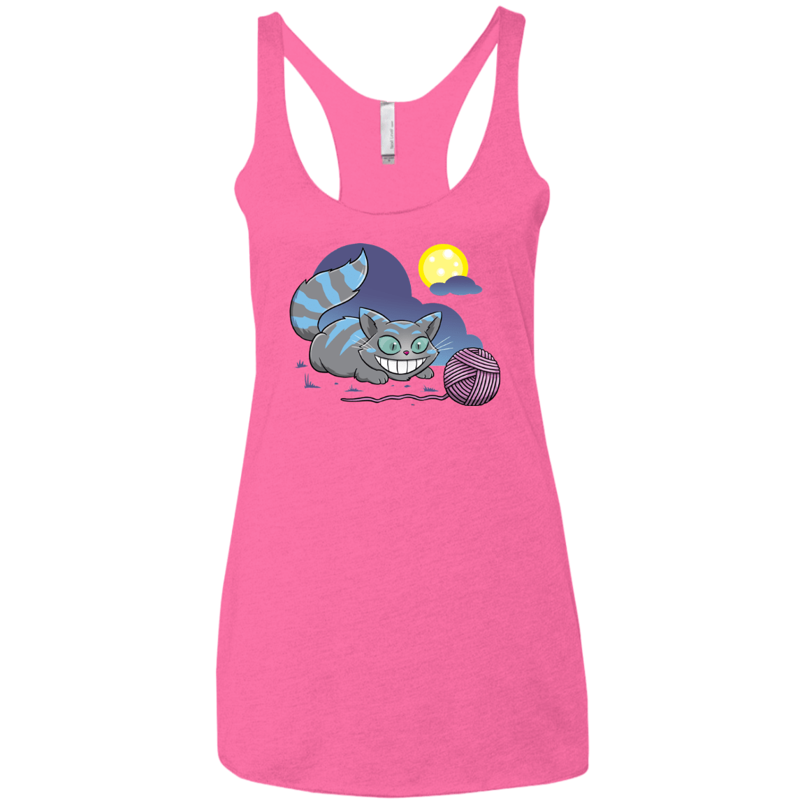 T-Shirts Vintage Pink / X-Small Magic Cat Ball Women's Triblend Racerback Tank