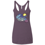 T-Shirts Vintage Purple / X-Small Magic Cat Ball Women's Triblend Racerback Tank