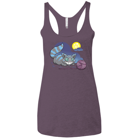 T-Shirts Vintage Purple / X-Small Magic Cat Ball Women's Triblend Racerback Tank