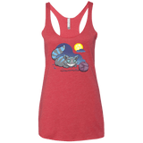T-Shirts Vintage Red / X-Small Magic Cat Ball Women's Triblend Racerback Tank