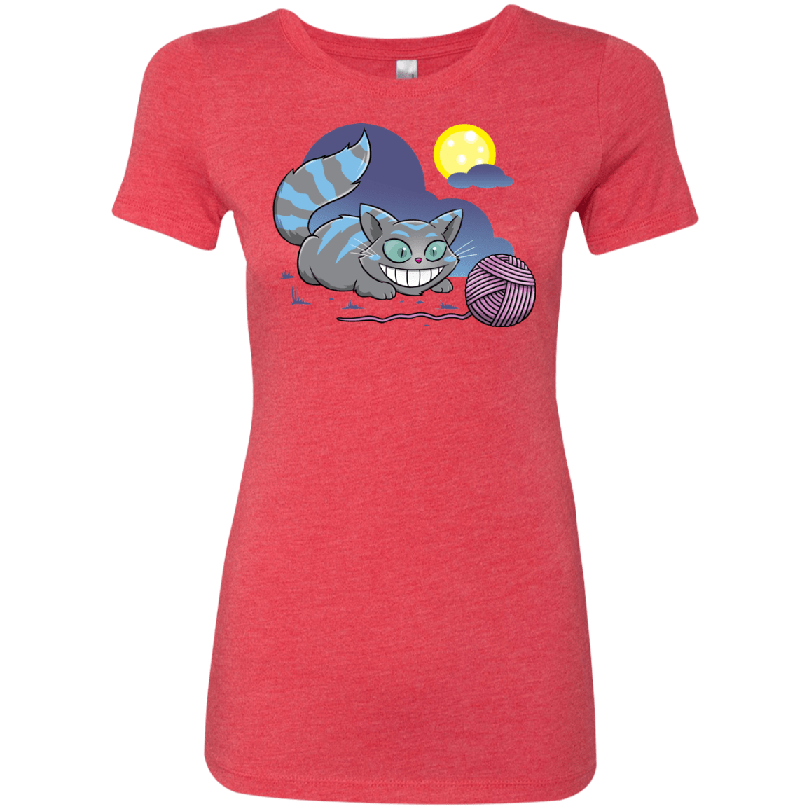T-Shirts Vintage Red / S Magic Cat Ball Women's Triblend T-Shirt