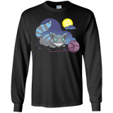 T-Shirts Black / YS Magic Cat Ball Youth Long Sleeve T-Shirt