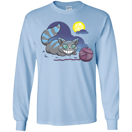 T-Shirts Light Blue / YS Magic Cat Ball Youth Long Sleeve T-Shirt