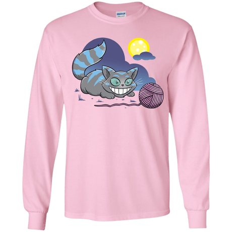 T-Shirts Light Pink / YS Magic Cat Ball Youth Long Sleeve T-Shirt