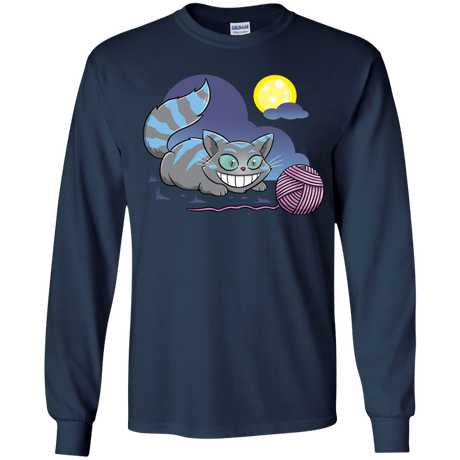 T-Shirts Navy / YS Magic Cat Ball Youth Long Sleeve T-Shirt
