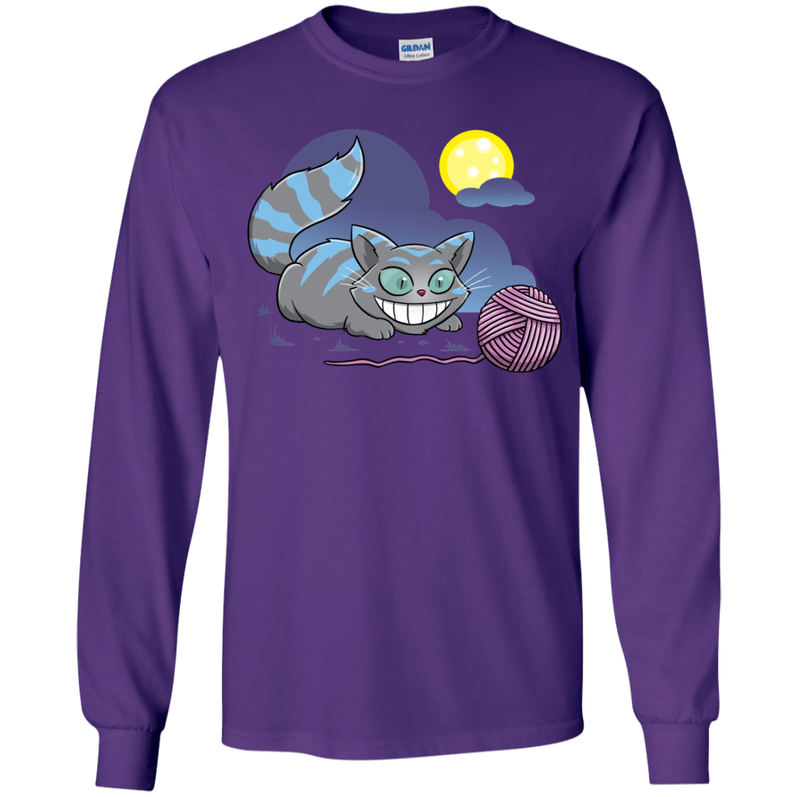 T-Shirts Purple / YS Magic Cat Ball Youth Long Sleeve T-Shirt