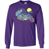 T-Shirts Purple / YS Magic Cat Ball Youth Long Sleeve T-Shirt
