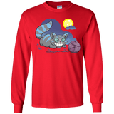 T-Shirts Red / YS Magic Cat Ball Youth Long Sleeve T-Shirt