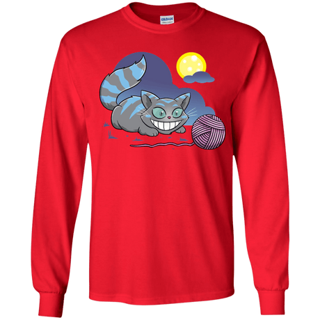 T-Shirts Red / YS Magic Cat Ball Youth Long Sleeve T-Shirt