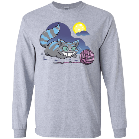 T-Shirts Sport Grey / YS Magic Cat Ball Youth Long Sleeve T-Shirt