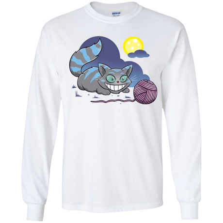 T-Shirts White / YS Magic Cat Ball Youth Long Sleeve T-Shirt