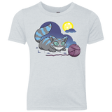 T-Shirts Heather White / YXS Magic Cat Ball Youth Triblend T-Shirt