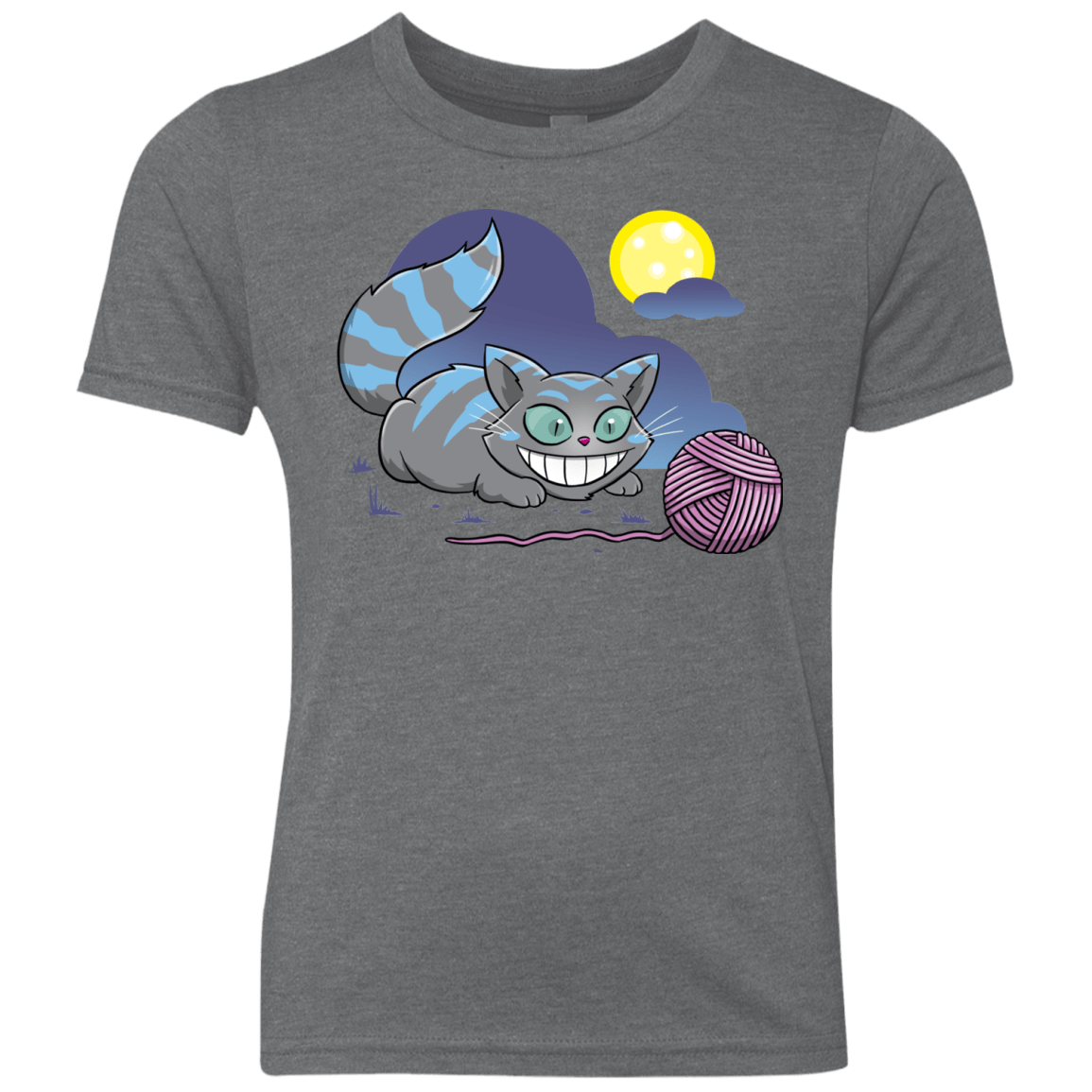 T-Shirts Premium Heather / YXS Magic Cat Ball Youth Triblend T-Shirt