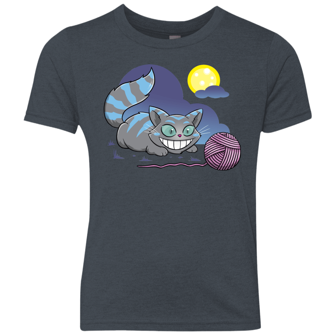 T-Shirts Vintage Navy / YXS Magic Cat Ball Youth Triblend T-Shirt