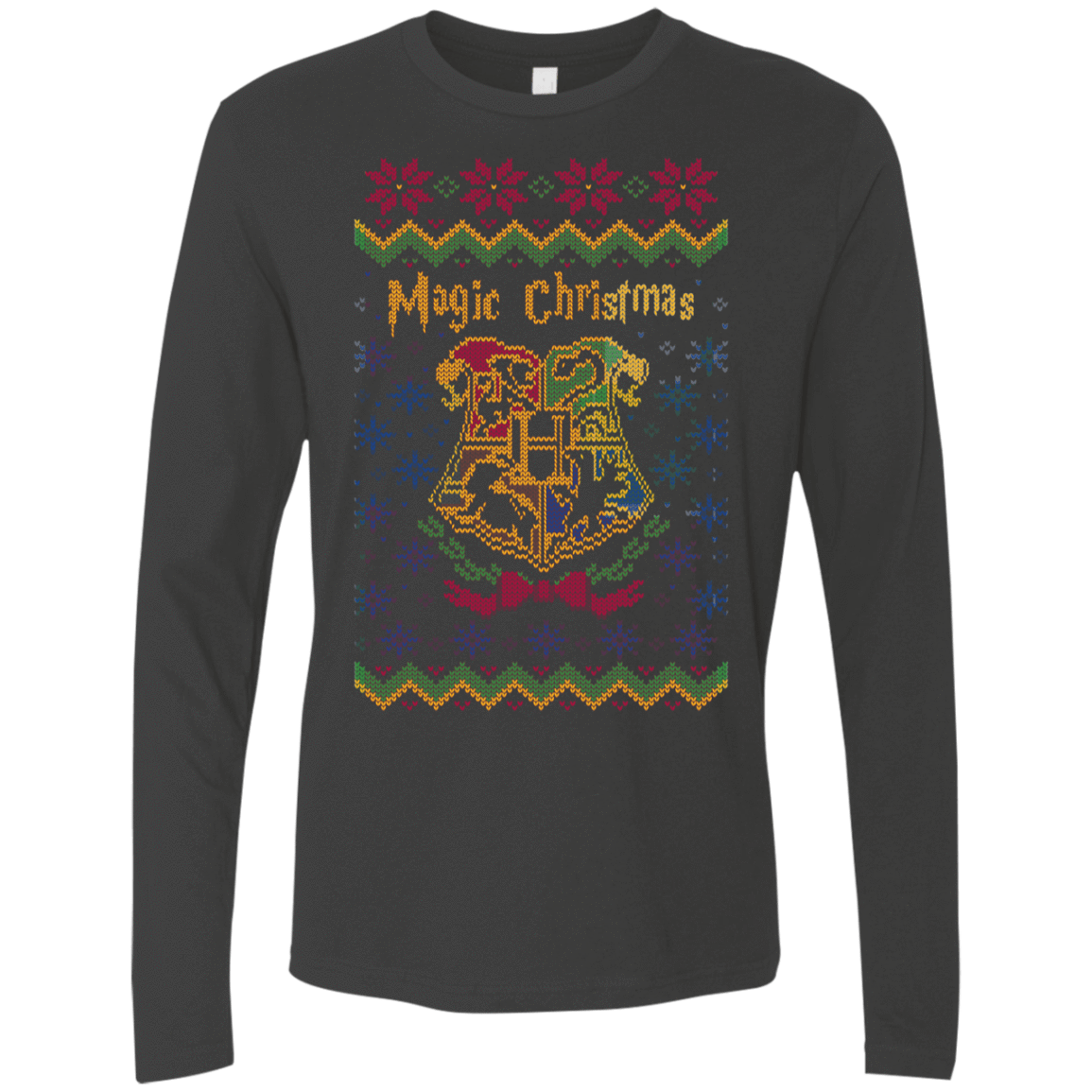 T-Shirts Heavy Metal / Small Magic Christmas Men's Premium Long Sleeve