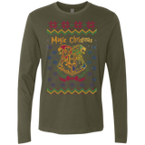 T-Shirts Military Green / Small Magic Christmas Men's Premium Long Sleeve