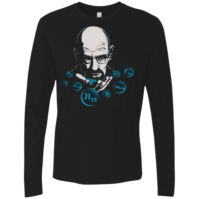 T-Shirts Black / Small Magic Crystal Men's Premium Long Sleeve