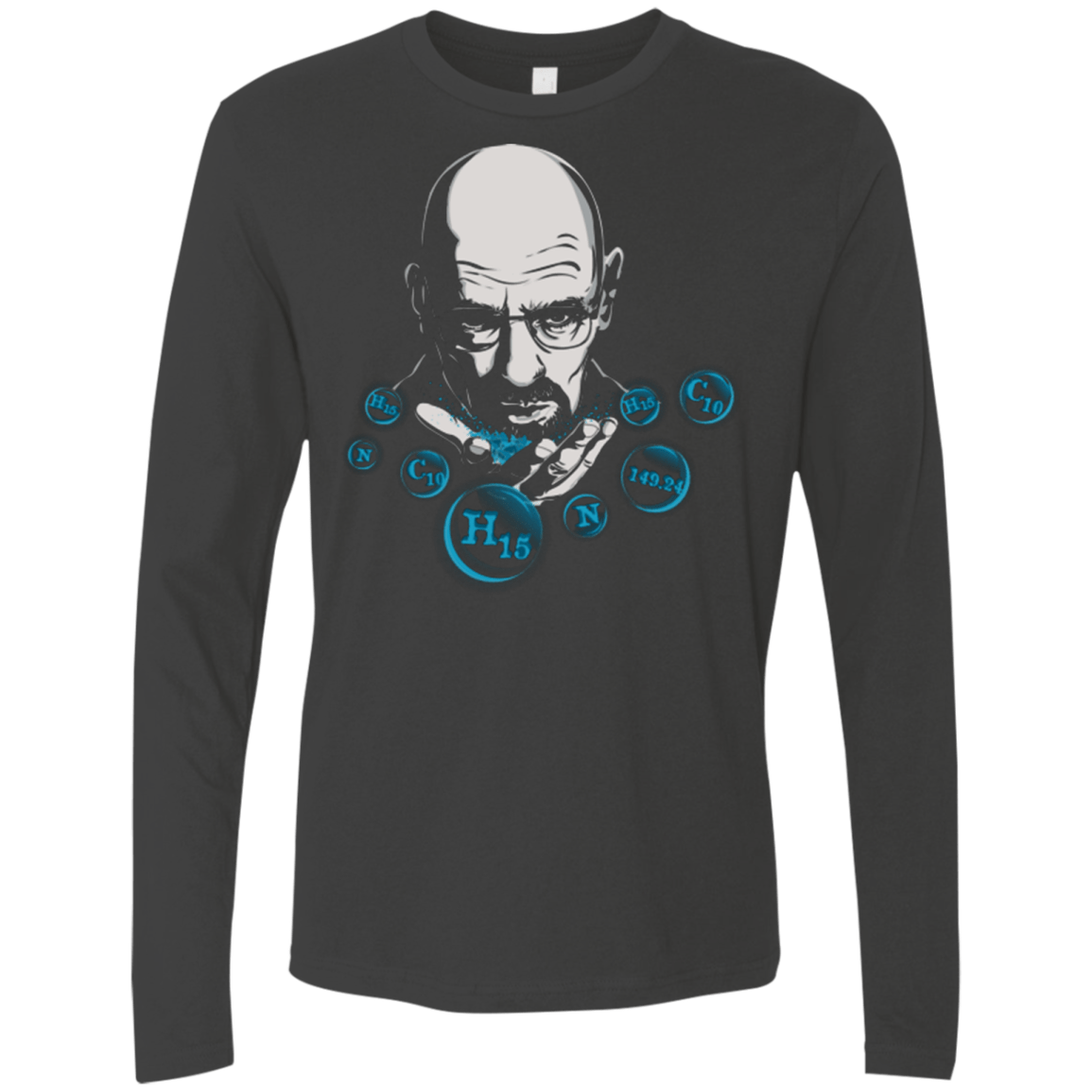 T-Shirts Heavy Metal / Small Magic Crystal Men's Premium Long Sleeve