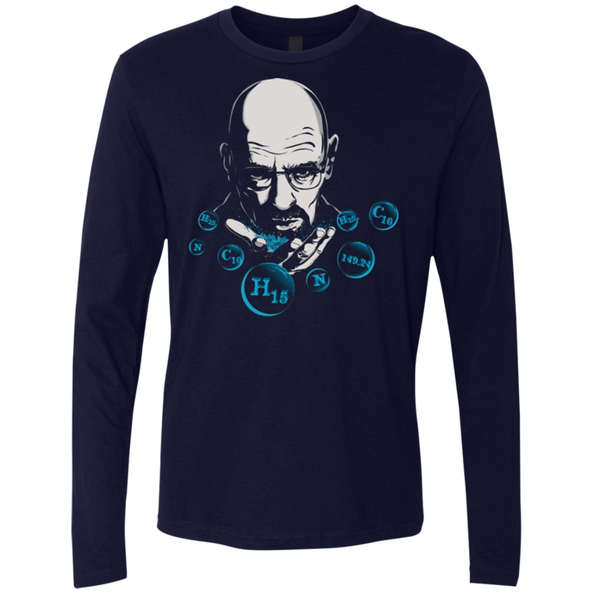 T-Shirts Midnight Navy / Small Magic Crystal Men's Premium Long Sleeve