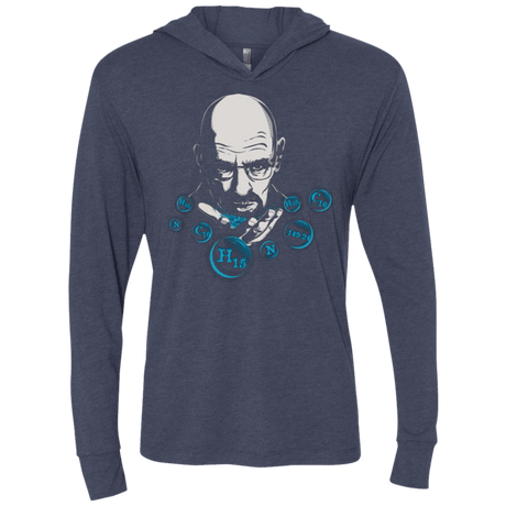 T-Shirts Vintage Navy / X-Small Magic Crystal Triblend Long Sleeve Hoodie Tee