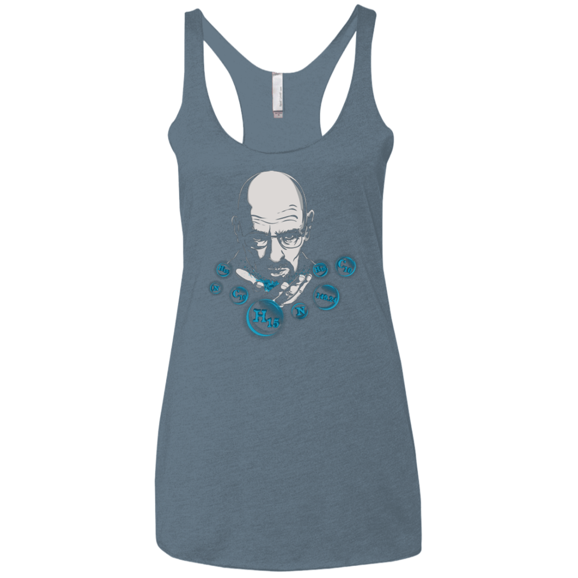 T-Shirts Indigo / X-Small Magic Crystal Women's Triblend Racerback Tank