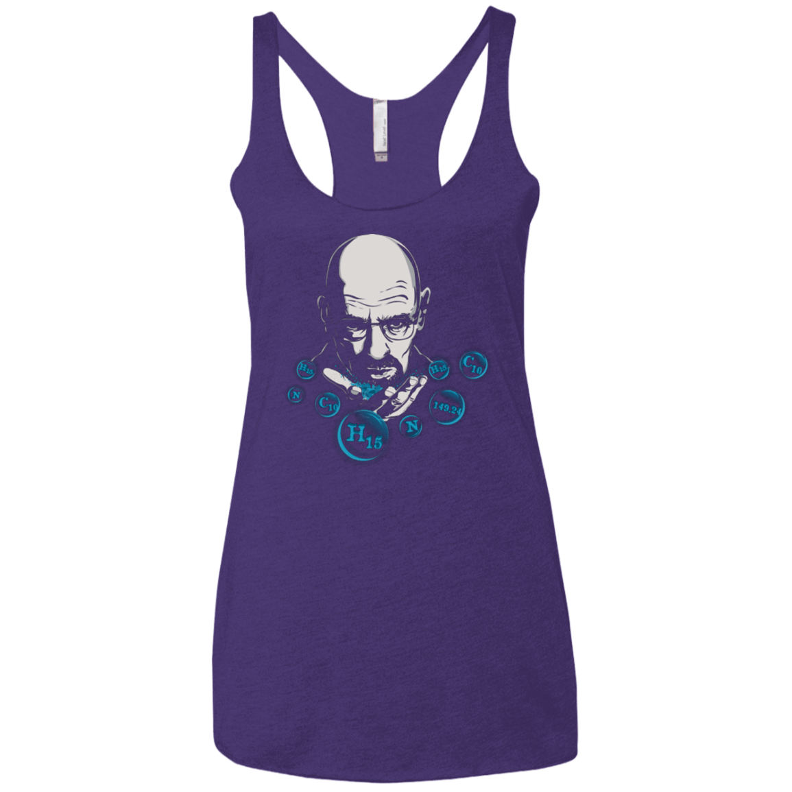 T-Shirts Purple / X-Small Magic Crystal Women's Triblend Racerback Tank