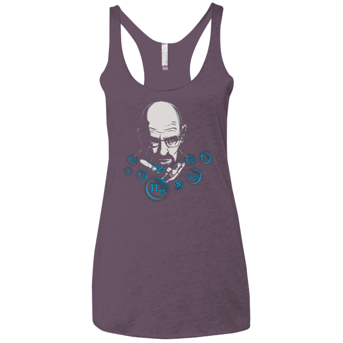 T-Shirts Vintage Purple / X-Small Magic Crystal Women's Triblend Racerback Tank