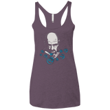 T-Shirts Vintage Purple / X-Small Magic Crystal Women's Triblend Racerback Tank