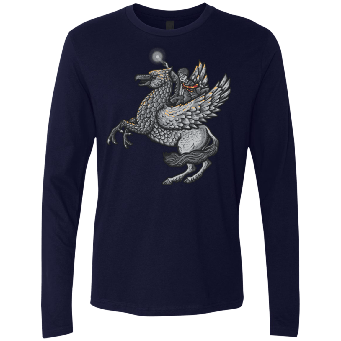 T-Shirts Midnight Navy / Small MAGIC FLY Men's Premium Long Sleeve