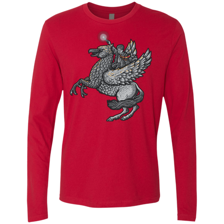 T-Shirts Red / Small MAGIC FLY Men's Premium Long Sleeve