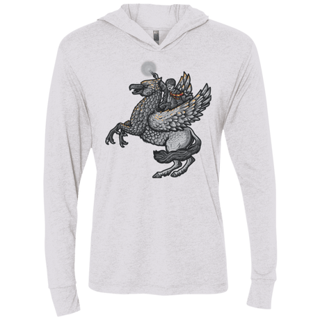 T-Shirts Heather White / X-Small MAGIC FLY Triblend Long Sleeve Hoodie Tee