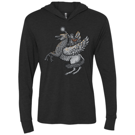 T-Shirts Vintage Black / X-Small MAGIC FLY Triblend Long Sleeve Hoodie Tee