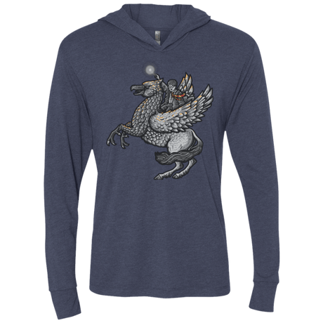 T-Shirts Vintage Navy / X-Small MAGIC FLY Triblend Long Sleeve Hoodie Tee