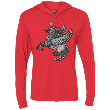 T-Shirts Vintage Red / X-Small MAGIC FLY Triblend Long Sleeve Hoodie Tee