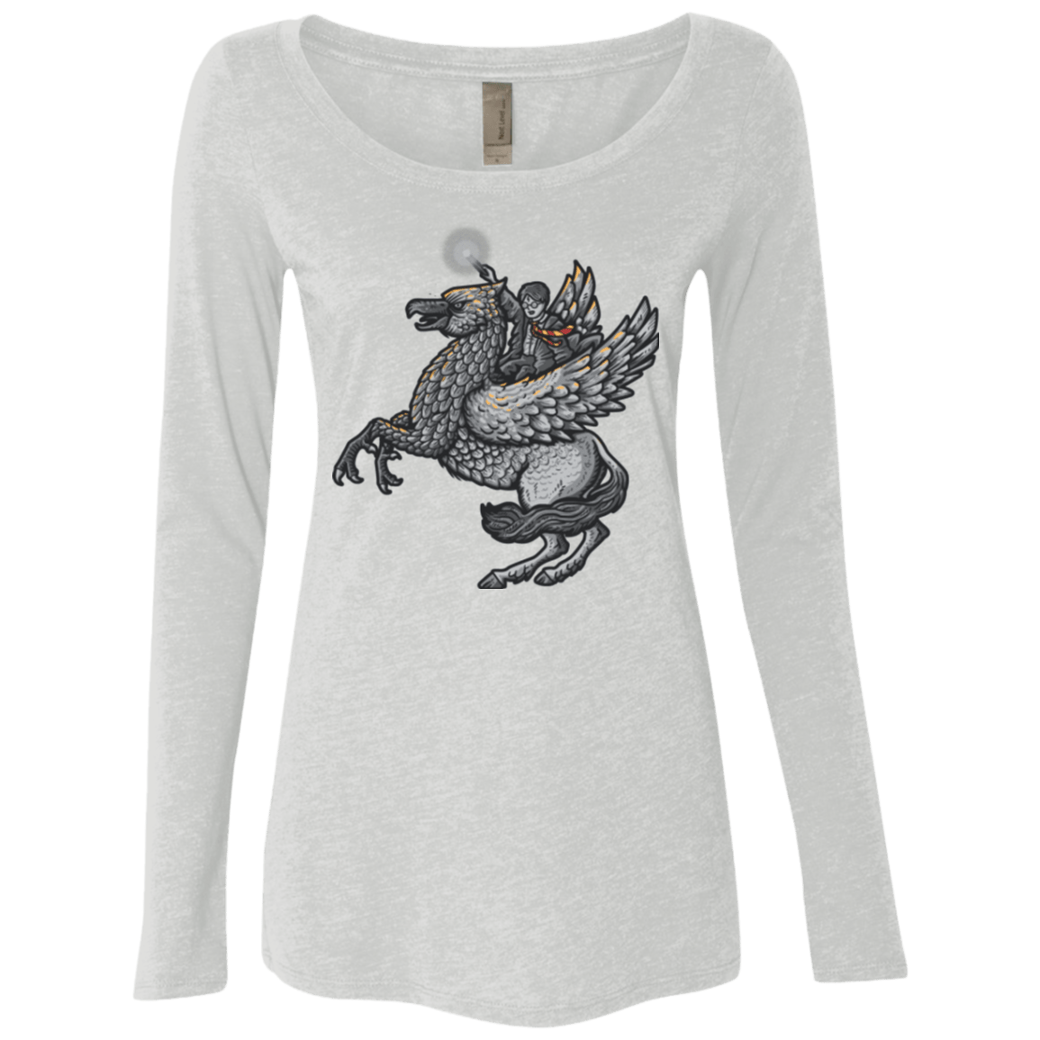 T-Shirts Heather White / Small MAGIC FLY Women's Triblend Long Sleeve Shirt