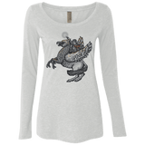 T-Shirts Heather White / Small MAGIC FLY Women's Triblend Long Sleeve Shirt