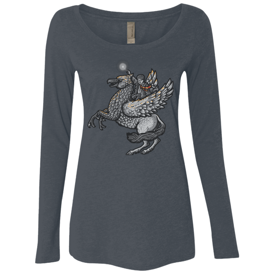 T-Shirts Vintage Navy / Small MAGIC FLY Women's Triblend Long Sleeve Shirt