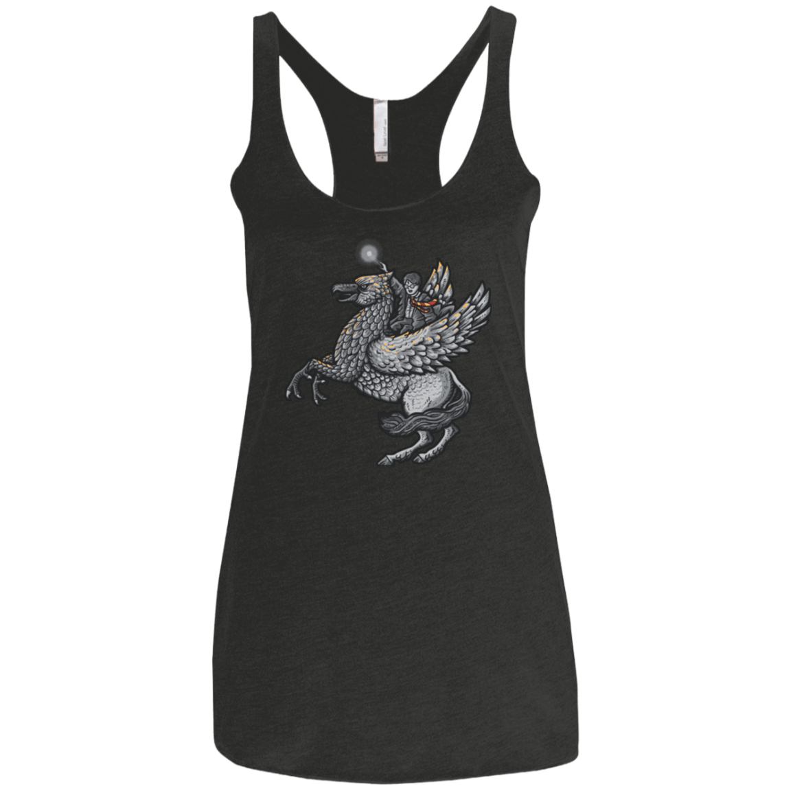 T-Shirts Vintage Black / X-Small MAGIC FLY Women's Triblend Racerback Tank