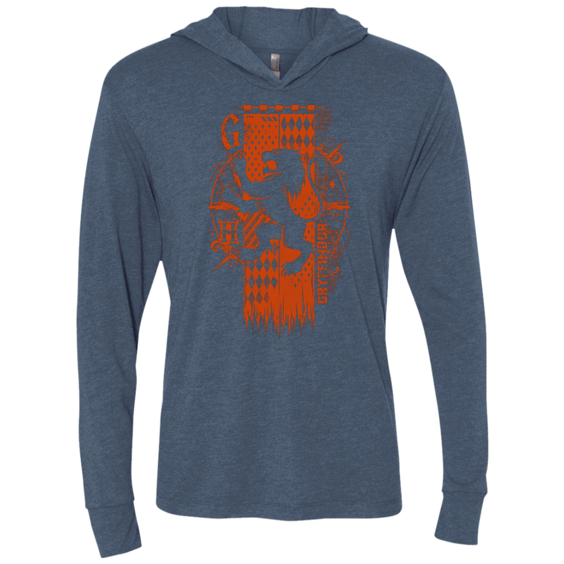 T-Shirts Indigo / X-Small Magic G House Triblend Long Sleeve Hoodie Tee